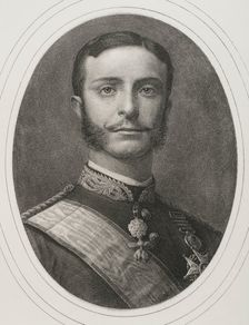 Portrait of Alfonso XII (Madrid, 1857-Madrid, 1885), King of Spain (1874-1885), 1882. Creator: Bartolome Maura Montaner