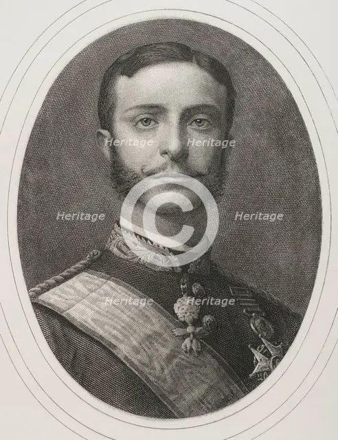 Portrait of Alfonso XII (Madrid, 1857-Madrid, 1885), King of Spain (1874-1885), 1882.  Creator: Bartolome Maura Montaner.