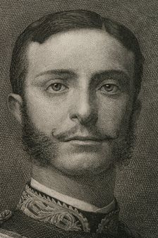 Portrait of Alfonso XII (Madrid, 1857-Madrid, 1885), King of Spain (1874-1885), 1882. Creator: Bartolome Maura Montaner