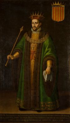 Portrait of Alfonso II (1157-1196), King of Aragon, First third of 17th cen.. Creator: Pertús, Rafael (1564-1648)