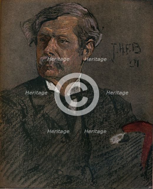 'Portrait of Alfred East', c1902. Artist: John Henry Frederick Bacon.