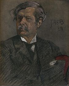 Portrait of Alfred East c1902. Artist: John Henry Frederick Bacon