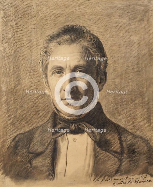 Portrait of Alfred Hage, 1851. Creator: Constantin Hansen.