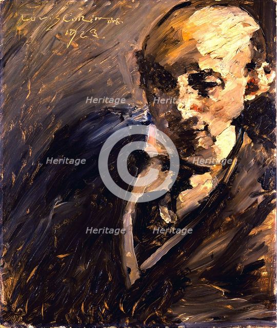 Portrait of Alfred Kuhn, 1923. Artist: Corinth, Lovis (1858-1925)