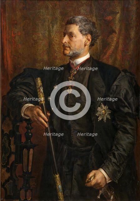 Portrait of Alfred Potocki, 1879. Creator: Jan Matejko.