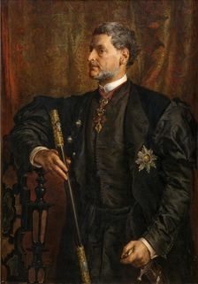 Portrait of Alfred Potocki, 1879. Creator: Jan Matejko