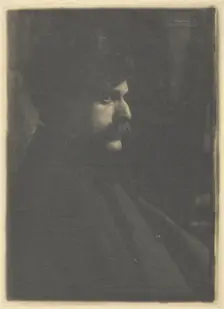 Portrait of Alfred Stieglitz, c. 1899. Creator: Frank Eugene