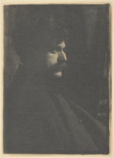 Portrait of Alfred Stieglitz, c. 1899. Creator: Frank Eugene