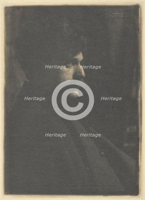 Portrait of Alfred Stieglitz, c. 1899. Creator: Frank Eugene.