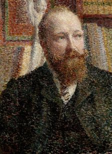 Portrait of Alfred Verhaeren, about 1890. Creator: William Jelley