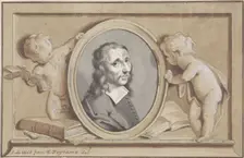Portrait of Allaert van Everdingen, 1704-1758. Creator: Sybrand Feitama
