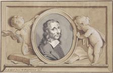 Portrait of Allaert van Everdingen, 1704-1758. Creator: Sybrand Feitama