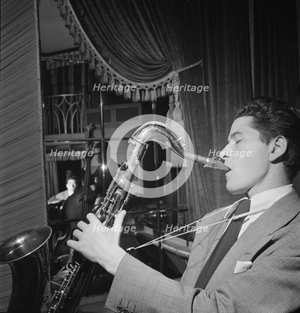 Portrait of Allen Eager and Curley Russell, Club 18, New York, N.Y., ca. Nov. 1947. Creator: William Paul Gottlieb.