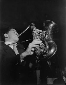 Portrait of Allen Eager, Arcadia Ballroom, New York, N.Y., ca. May 1947. Creator: William Paul Gottlieb