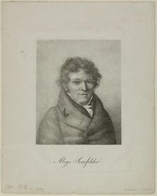 Portrait of Alois Senefelder, 1819. Creator: Nicolas-Henri Jacob