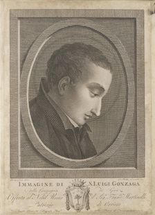Portrait of Aloysius Gonzaga (1568-1591), Late 18th cent. Creator: Bonzanigo, Giuseppe Maria (1745-1820)