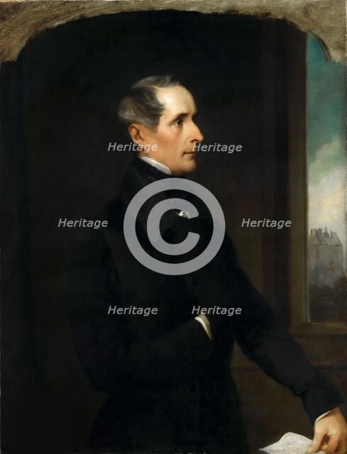 Portrait of Alphonse de Lamartine (1790-1869), 1848.