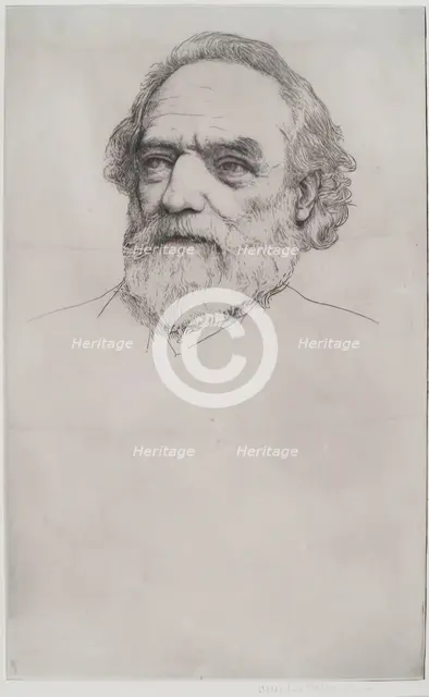 Portrait of Alphonse Legros. Creator: Charles Holroyd.