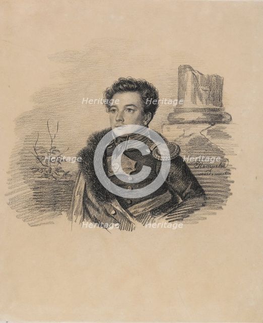 Portrait of A.P. Butovsky, Between 1817 and 1826. Creator: Hampeln, Carl, von (1794-after 1880).