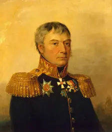 Portrait of Apollon S. Zhemchuzhnikov (1764-1840), 1824. Creator: Workshop of George Dawe
