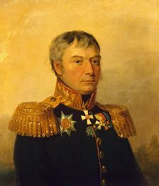 Portrait of Apollon S. Zhemchuzhnikov (1764-1840), 1824. Creator: Workshop of George Dawe