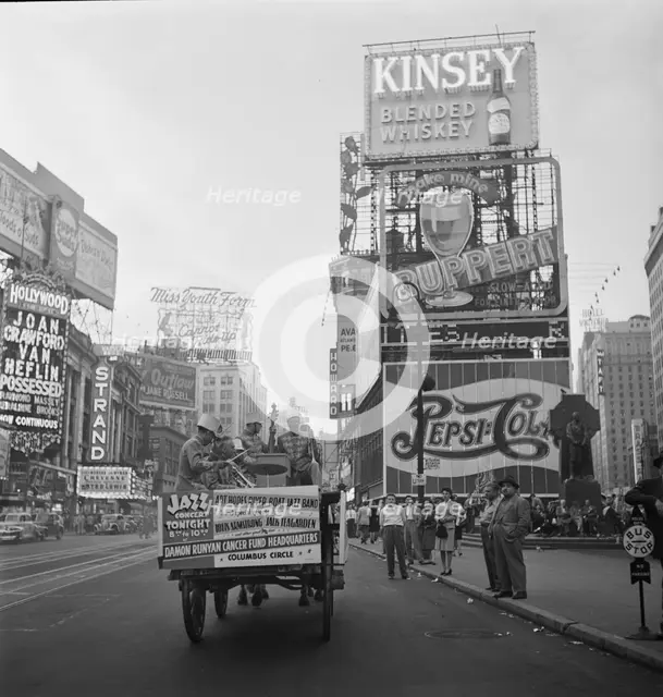 Portrait of Art Hodes, Kaiser Marshall, Henry (Clay) Goodwin, Sandy Williams...N.Y., ca. July 1947. Creator: William Paul Gottlieb.