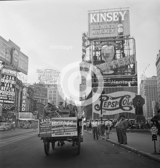 Portrait of Art Hodes, Kaiser Marshall, Henry (Clay) Goodwin, Sandy Williams...N.Y., ca. July 1947. Creator: William Paul Gottlieb.