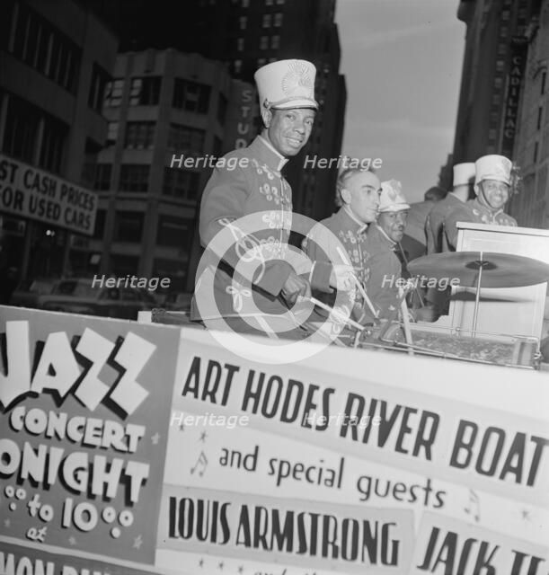 Portrait of Art Hodes, Kaiser Marshall, Sandy Williams, and Cecil (Xavier)...N.Y., ca. July 1947. Creator: William Paul Gottlieb.