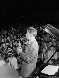 Portrait of Art Pepper, 1947 or 1948. Creator: William Paul Gottlieb