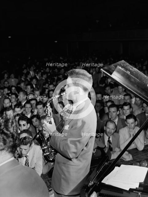 Portrait of Art Pepper, 1947 or 1948. Creator: William Paul Gottlieb.