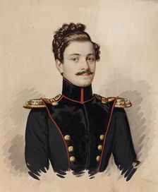 Portrait of Artemy Dmitrievich Raevsky (1814-1853), 1835. Creator: Hampeln, Carl, von (1794-after 1880)
