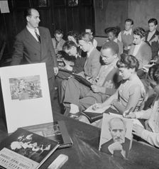 Portrait of Arthur Aaron, ca. July 1947. Creator: William Paul Gottlieb