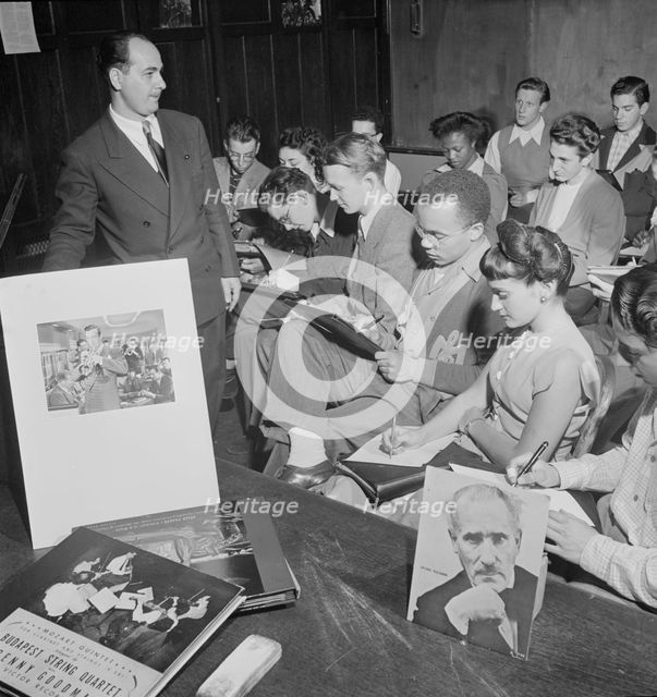 Portrait of Arthur Aaron, ca. July 1947. Creator: William Paul Gottlieb.