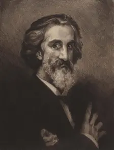 Portrait of Arthur d'Echerac, 1883. Creator: Felix Bracquemond
