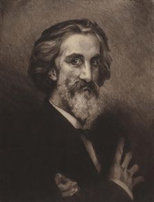 Portrait of Arthur d'Echerac, 1883. Creator: Felix Bracquemond