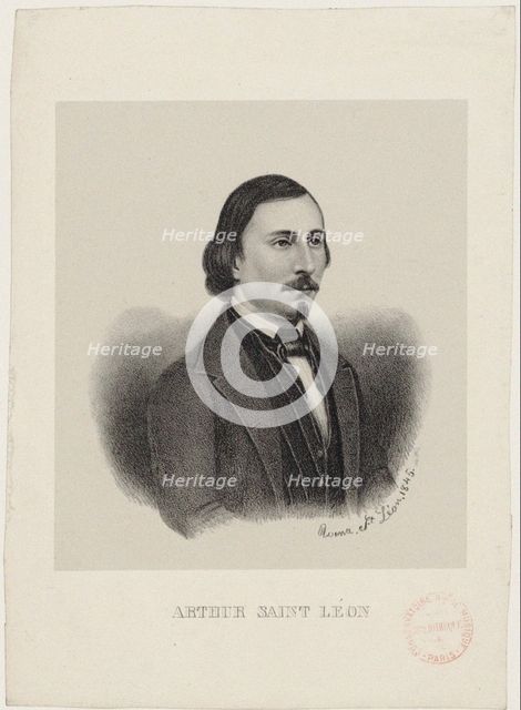 Portrait of Arthur Saint-Léon (1821-1870), 1845.