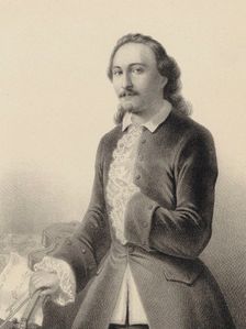 Portrait of Arthur Saint-Léon (1821-1870) in the ballet "Le Violon du diable" by Cesare Pugni, 1849. Creator: Derancourt (active ca. 1842-1871)