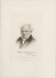 Portrait of Arthur Schopenhauer (1788-1860), 1870. Creator: Anonymous