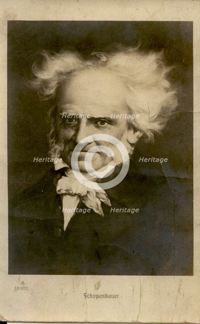 Portrait of Arthur Schopenhauer (1788-1860), c. 1910.