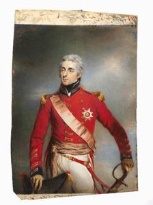 Portrait of Arthur Wellesley, later 1st Duke of Wellington, c. 1806-1807. Creator: John Wright (British, 1745-1820), attributed to