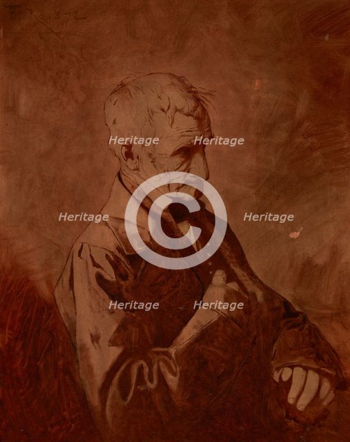 Portrait of Artist’s Father, 1872. Creator: Franciszek Tepa.