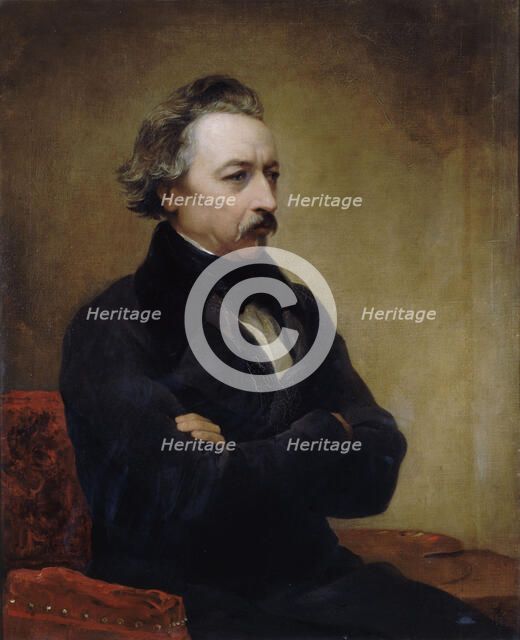 Portrait of Ary Scheffer (1795-1858), c. 1840.