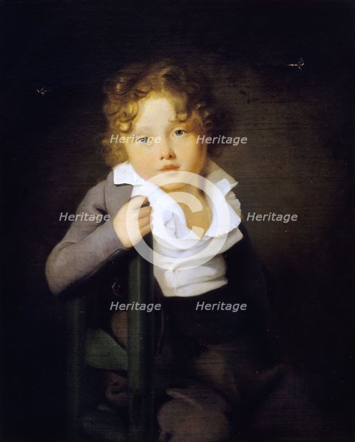 Portrait of Ary Scheffer as a child, c1800. Creator: Johann Bernhard Scheffer.
