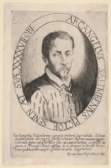 Portrait of Arcangelo Salimbeni, 1634. Creator: Bernardino Capitelli