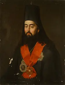 Portrait of Archbishop Pavel (Ponomarev) of Rostov and Yaroslavl (1745-1806), 1836. Artist: Kaniewski, Jan Ksawery (1805-1867)