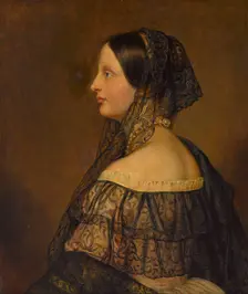 Portrait of Archduchess Auguste Ferdinande of Austria (1825-1864), princess of Tuscany