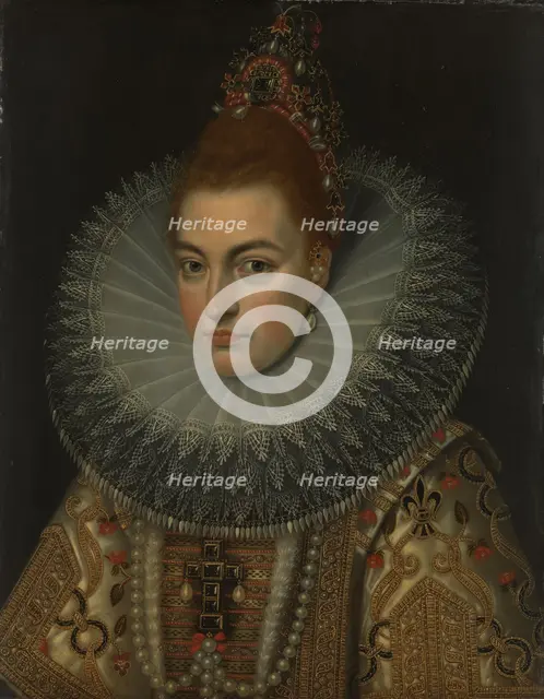 Portrait of Archduchess Isabella Clara Eugenia (1566-1633), Infanta of Spain, c.1600. Creator: Frans Pourbus the Younger.