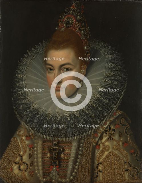 Portrait of Archduchess Isabella Clara Eugenia (1566-1633), Infanta of Spain, c.1600. Creator: Frans Pourbus the Younger.
