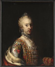 Portrait of Archduchess Maria Carolina of Austria (1752-1814), Queen of Naples and Sicily, c1770. Creator: Anonymous ()