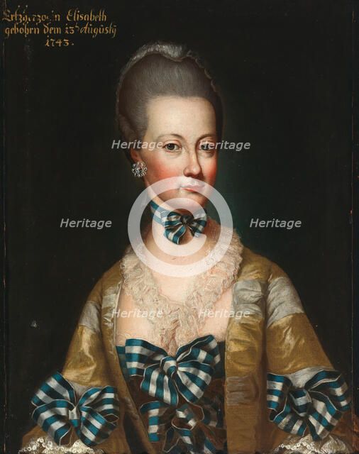 Portrait of Archduchess Maria Elisabeth of Austria (1743-1808), 18th century. Creator: Anonymous.
